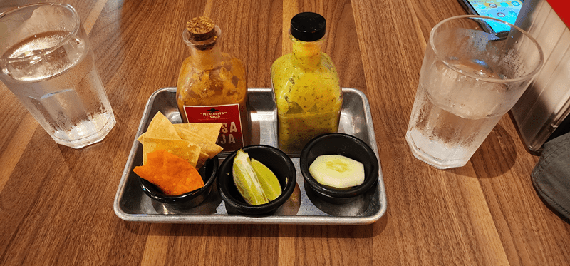 "nachos" inside Las Tacos de Villa in Panama City