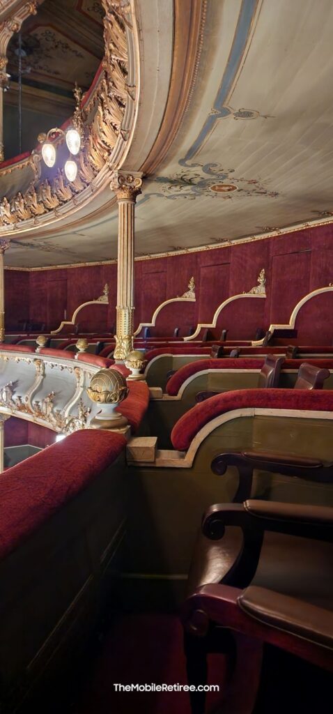 balcony seating at the National Theater of Costa Rica 