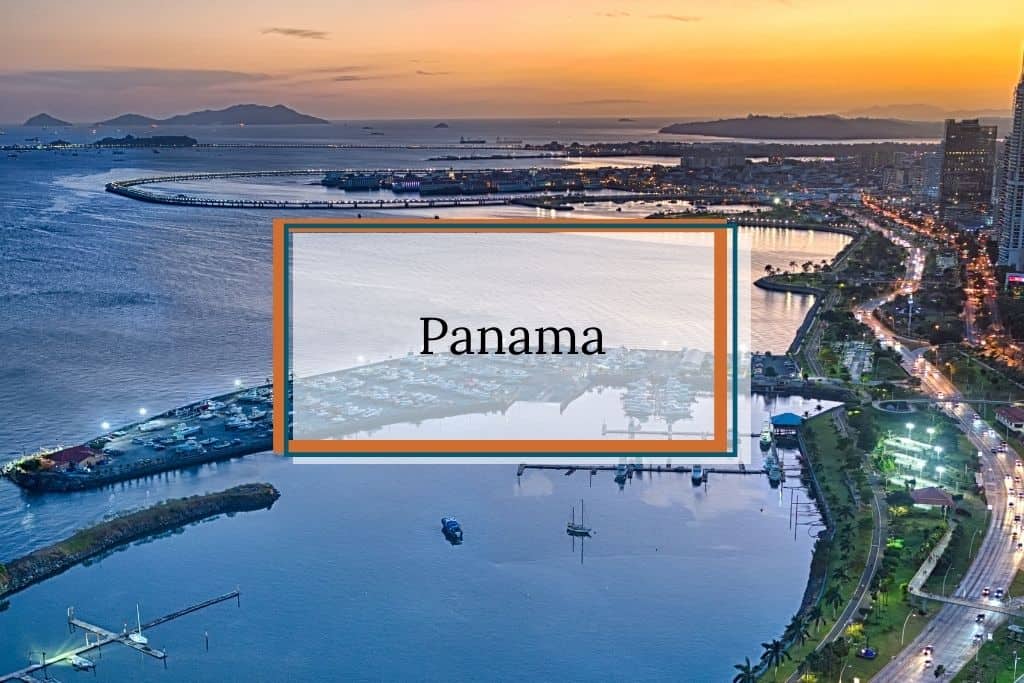 aerial photo of Panama