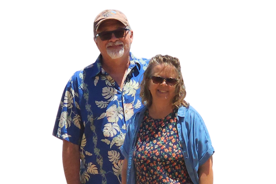 American senior nomads traveling full-time on a budget