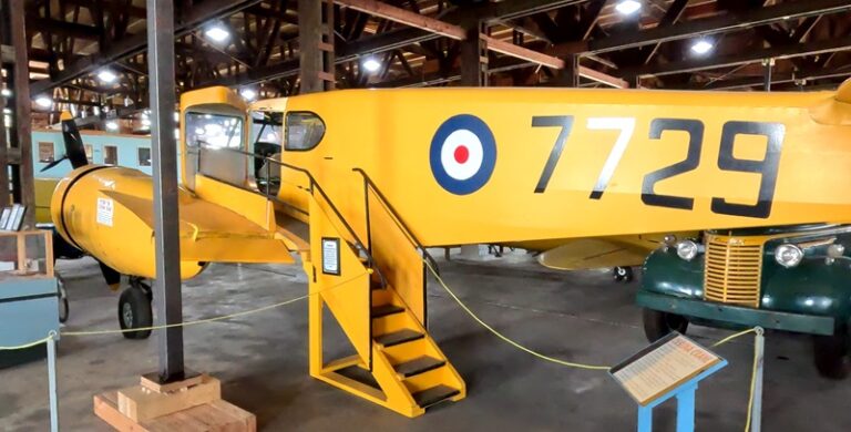 Climb aboard aircraft at the Commonwealth Air Training Plan Museum