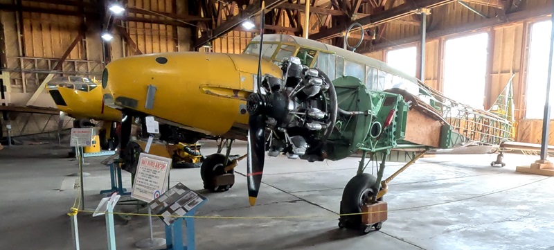 restoration phase picture we took at the Commonwealth Air Training Plan Museum