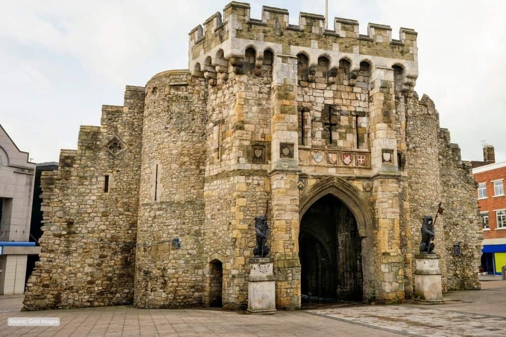a picture of Bargate a historical architectural feature in Southampton