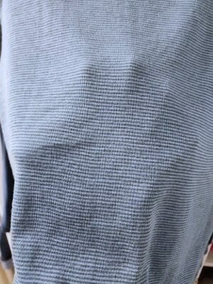 picture showing sheerness of a wool tshirt