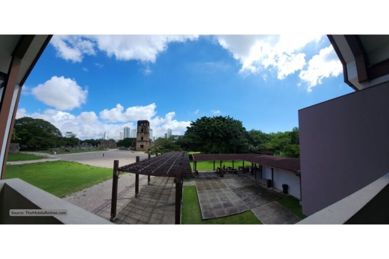 picture we took from the balcony at the Panama Viejo Museo