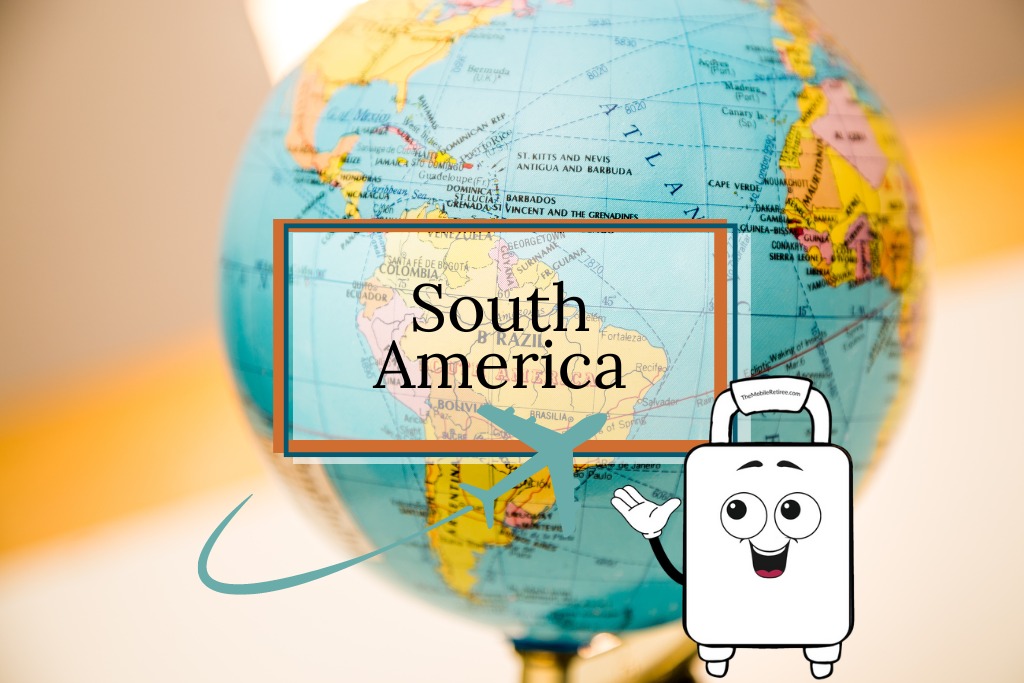 TMR Icon pointing to map of South America