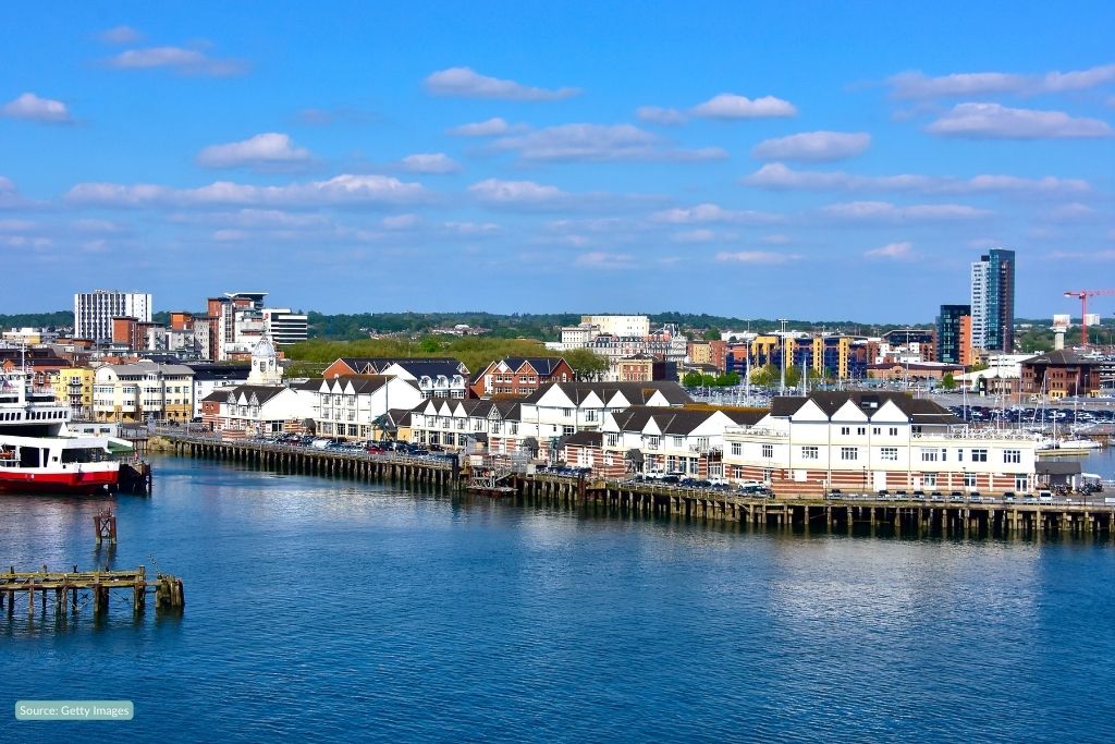 view of Southampton Piers