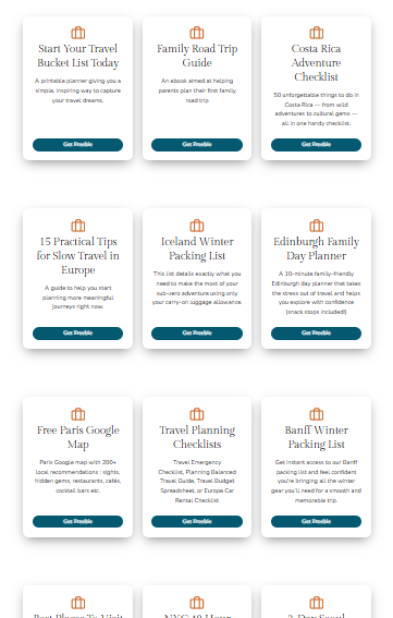 2025 Travel Freebie Bundle