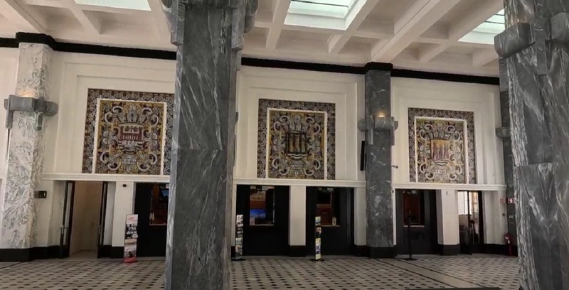 interior of the Belem River Station Ferry Terminal