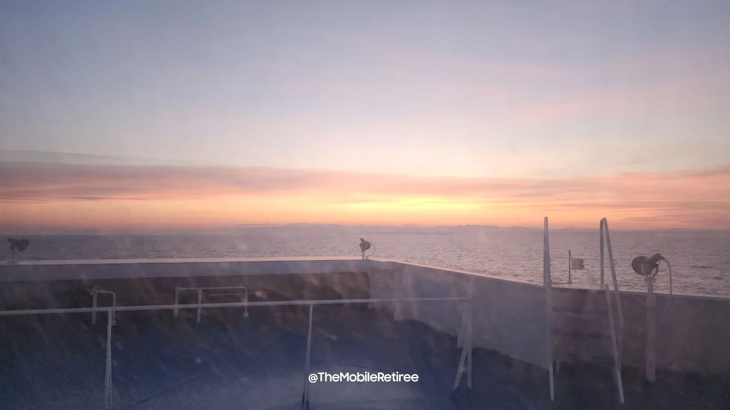 view from our room onboard the ferry 2